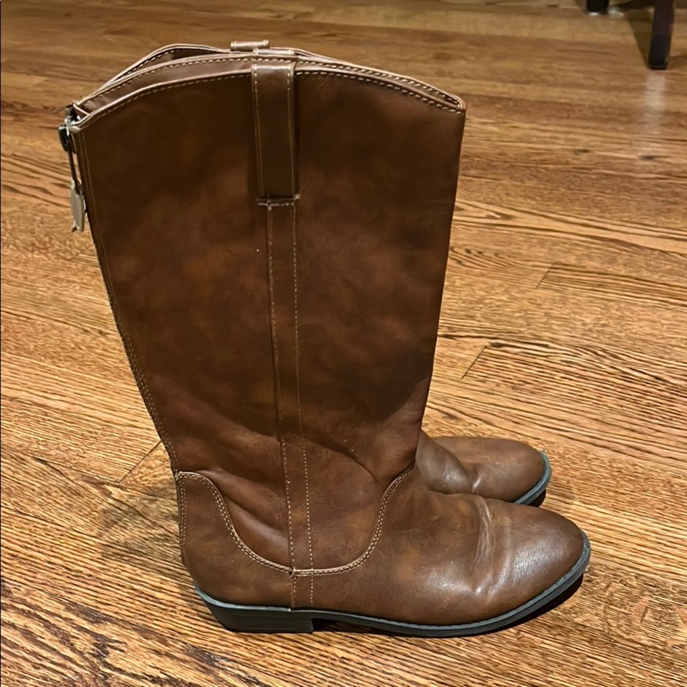 Brown Knee-High Boots